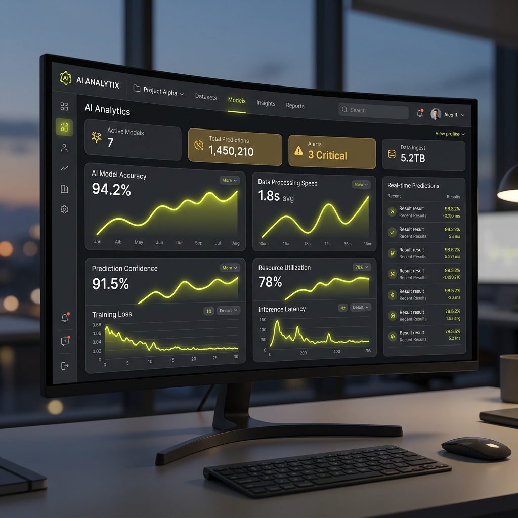 Synapse Analytics Cutting Edge Dashboard UI