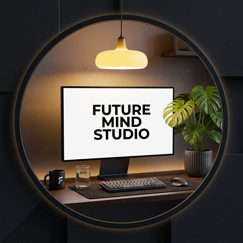 Creative Studio Desk Setup